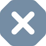Times Hexagon SVG Icon